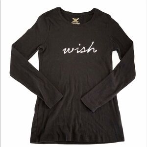 Faded Glory “WISH” Long Sleeve Shirt